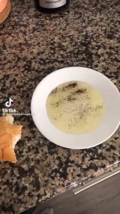 Just a little bit of bread