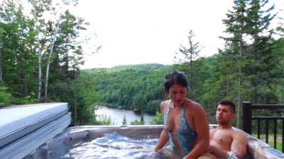 Hot ride in the spa
