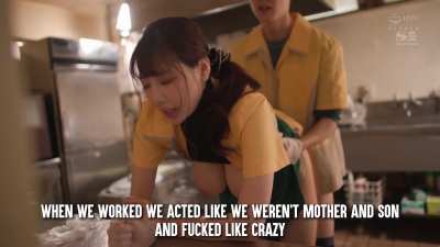 Mom and Son Worki<wbr>ng/Fu<wbr>cking Together at The Family Convenience Store