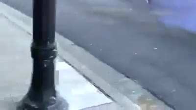 It's not all bad, neighborhood kids playing with the local Police