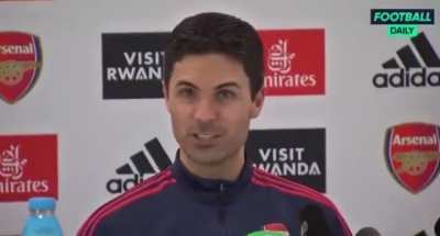 Arteta: “I don’t like suckers, I just like to give”