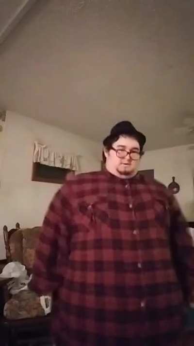 When you can’t find clothes your size so you start wearing the picnic blanket
