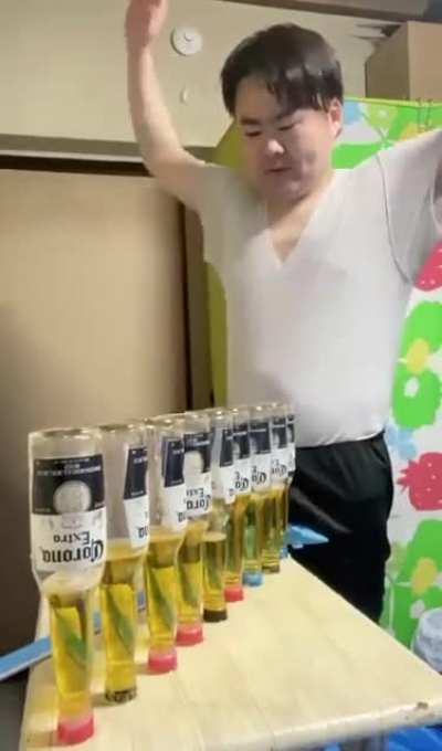A Bottle-cap challenge that will never be matched