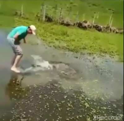 WCGW smacking a Gun against the ground with barrel pointed at your groin