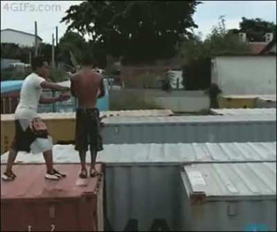 Backflip lol
