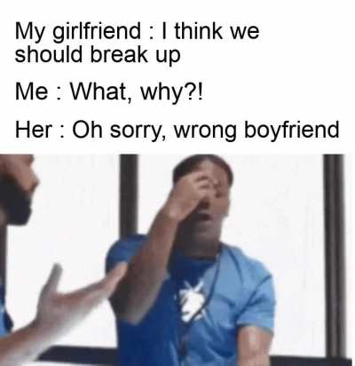 I was scared for a second