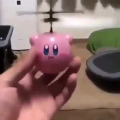 A Kirby helicopter hit him in the face