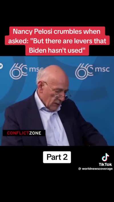 Nancy Pelosi crumbles when asked: '