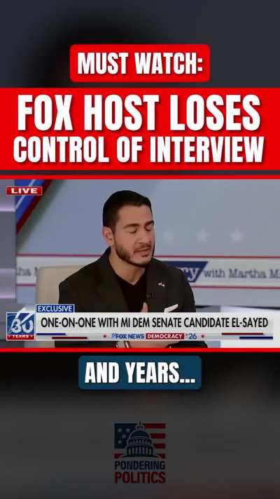 EL-Sayed OWNED Fox new here ! Maybe they should stop bringing him on hahhahaha