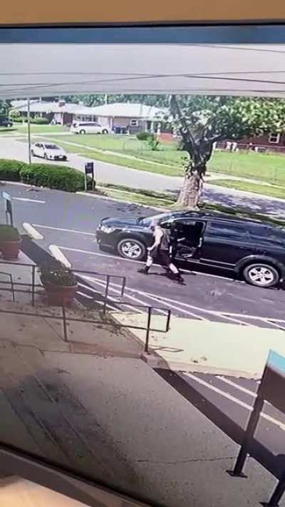 We just got some new bushes this weekend and as I viewed the cameras today, I saw this. Wtf man