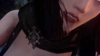 In a dungeon with Serana