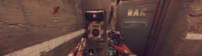 In Deathloop, there is a door that can only be opened with a spoken password. Knowing that players would spam the button, Arkane came up with lots of uneducated guesses for Colt to make.