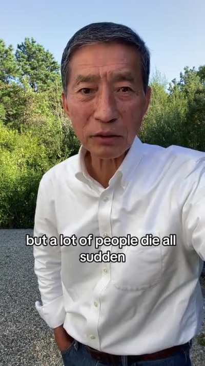 Japanese view in sudden passing