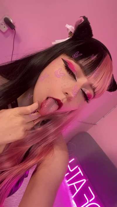 Would you cum on my tongue?