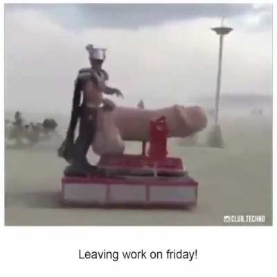 NSFW leaving work on friday