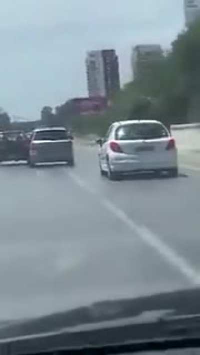 Happened few minutes ago , the dude cought by the police .