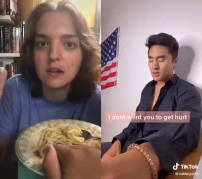You put your fingers in my pasta