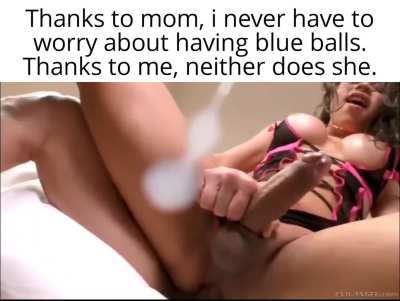 Moms always gets their balls drained by their momma's boy.