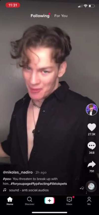 POV you’re dumping him and this how he react