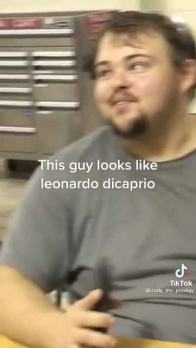This guy looks like Leonardo di Caprio