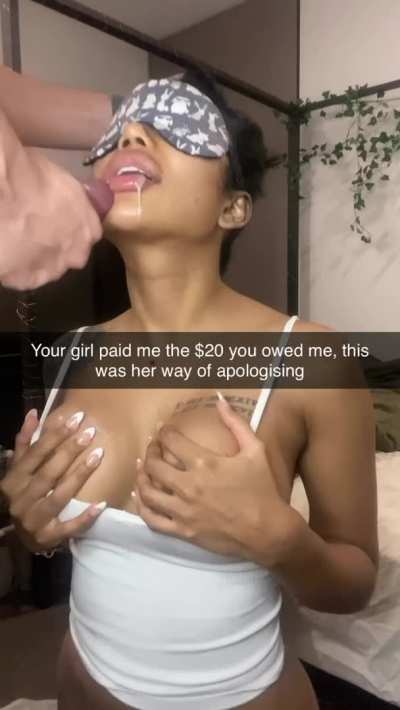 It wasn’t about the money, it was just an excuse to taste his BWC 🤤