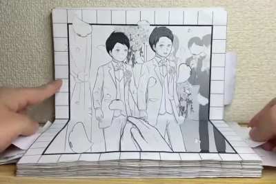 Love stories told with papercraft.