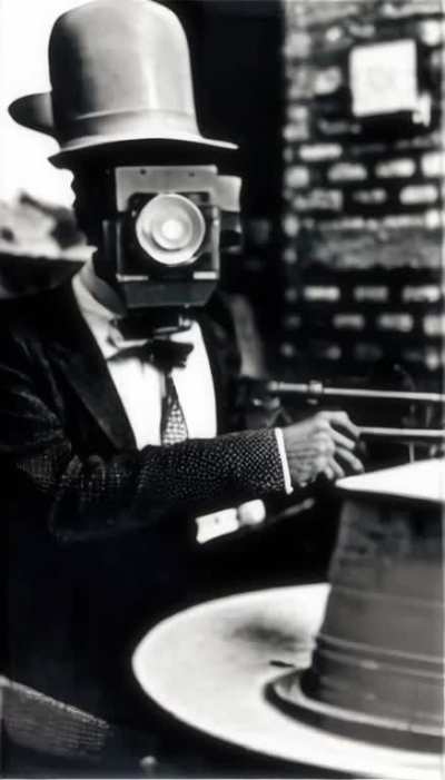 1920s AI Robot Archives, video to video, Runway gen-1