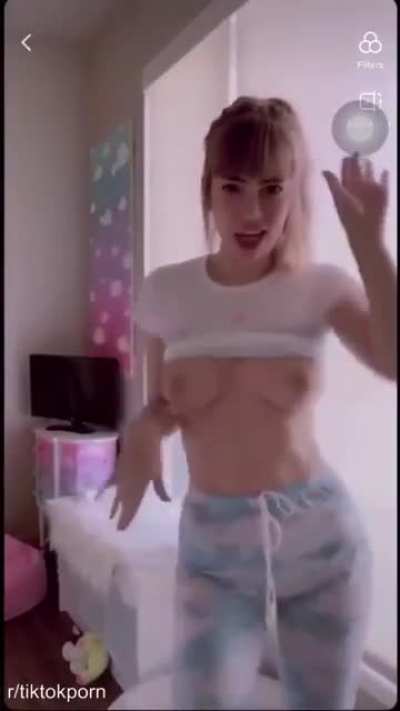 Naked tits dance