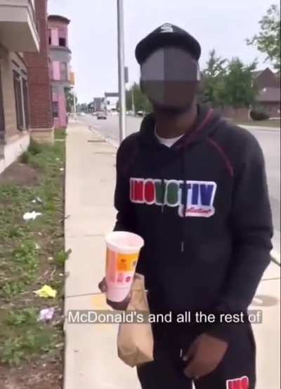 Woman upset father of her child, brings one meal for his child, bit none for the other kids.