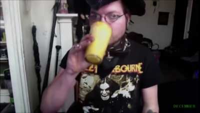 Nacho cheese chug challenge