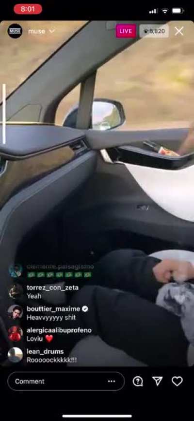 NEW SONG PREVIEW (from Muse live IG)