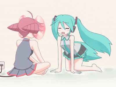 So that’s how it’s used.. | Teto & Miku - @kazu_chan