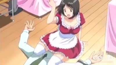 Gravity is working reverse way in anime world of course