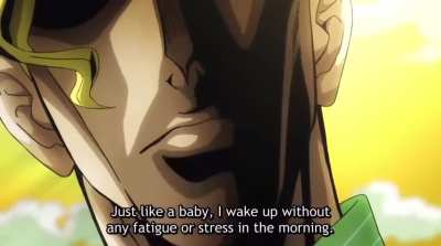 Yoshigake Kira’s speech but in morse code