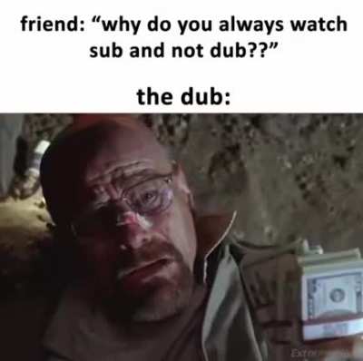 When watching a dub’ed movie