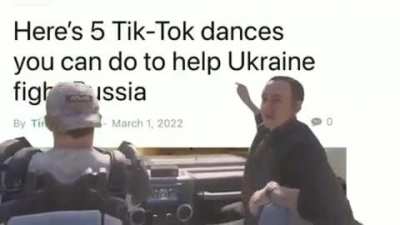 Tik-Tok dances can now save Ukraine?