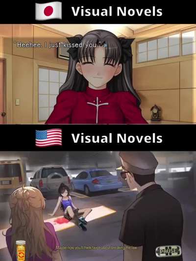 Americans visual novels are something else