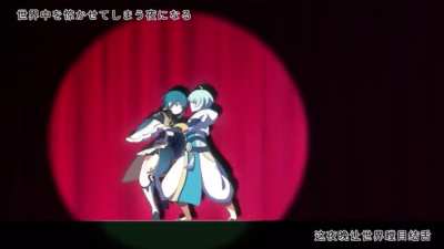 The snipped of chongyun and xinqiu dancing from the livestream