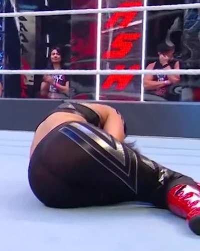 Bayley’s ass in see-through gear