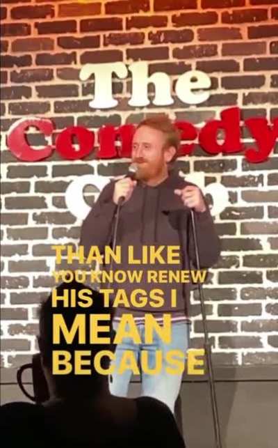 Here’s a joke about my sexual identity.