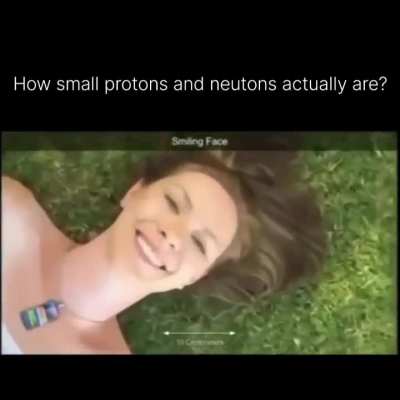 How small protons and neutrons actually are?