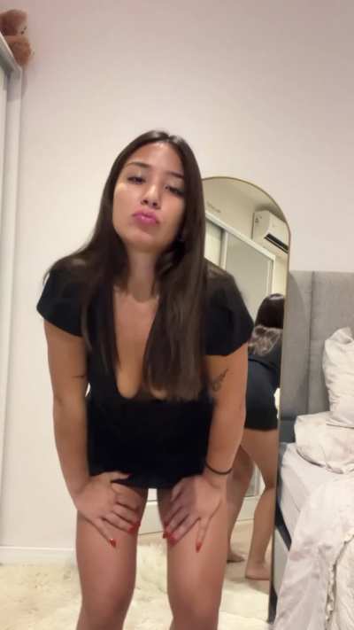 in her natural beauty clothed
