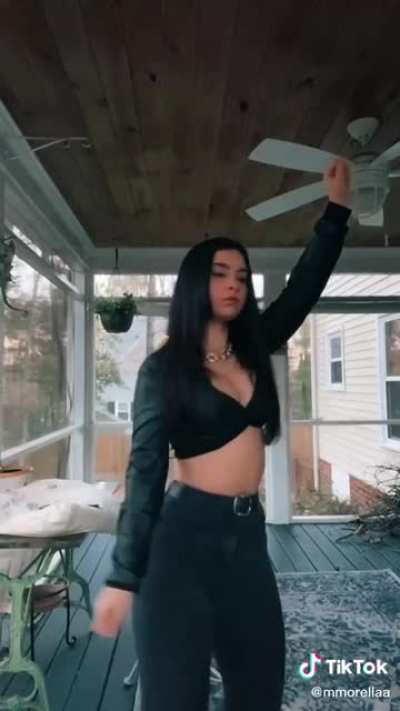 I like her outfit.