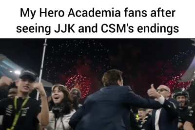 I mean we're still MHA fans, but a W is a W