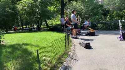 NYC is in flames and has fallen to the anarchists.