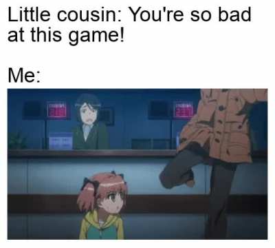 Forget making him lose. Yeet the child!