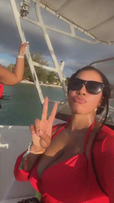 On a boat
