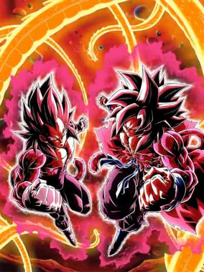LR Full Power SSJ 4 Limit Breaker Xeno Goku and Vegeta