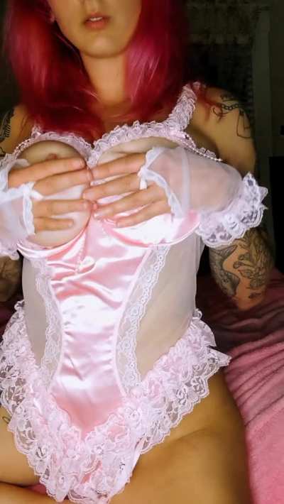 I love my ink next to this sweet lingerie