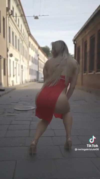 Red dress